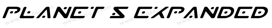Planet S Expanded Italic字体转换
